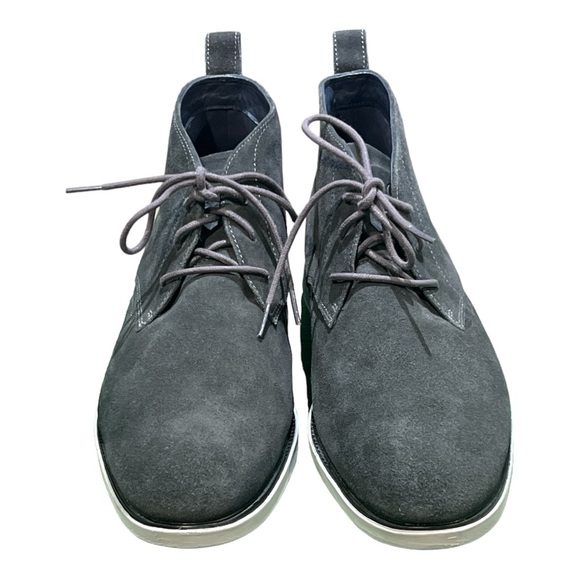 Cole HAAN Grand Evolution Chukka Grey Suede/Vapor Men’s Shoes Size 13M. - Picture 4 of 7